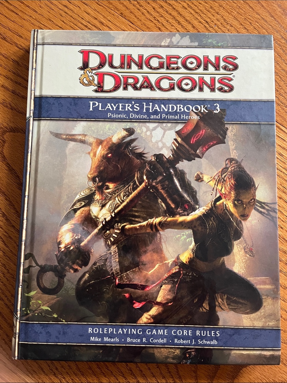 Dungeons & Dragons 4th Edition Player's Handbook 3 Hardcover Book D&D 4e